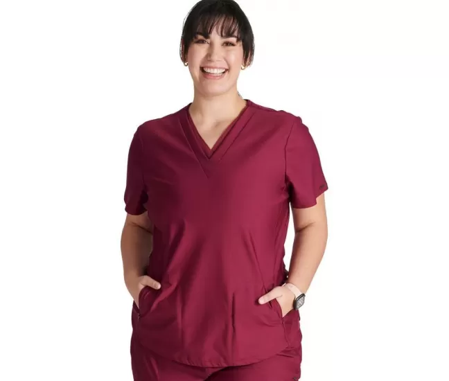 Medicininė palaidinė CK843 tamsiai raudona (vyno)