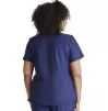 Women's V-Neck Scrub Top CK843 Navy