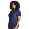 Women's V-Neck Scrub Top CK843 Navy