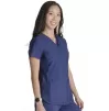 Women's V-Neck Scrub Top CK843 Navy