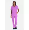 Women's V-Neck Solid Scrub Top WW620 Sweet Berry
