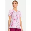 Women's 3 Pocket Marble Daze Print Scrub Top CK608 Marble Daze Women's 3 Pocket Marble Daze Print Scrub Top CK608 Marble Daze