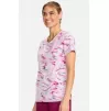 Women's 3 Pocket Marble Daze Print Scrub Top CK608 Marble Daze Women's 3 Pocket Marble Daze Print Scrub Top CK608 Marble Daze