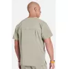 Men's V-Neck Utility Solid Scrub Top WW670 Khaki