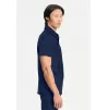 Men's Zip Pocket Polo Scrub Shirt CK825A Navy