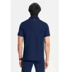 Men's Zip Pocket Polo Scrub Shirt CK825A Navy