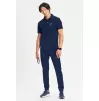 Men's Zip Pocket Polo Scrub Shirt CK825A Navy