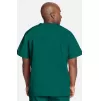 Men's V-Neck Utility Solid Scrub Top WW695 Hunter Green