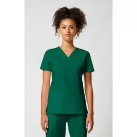 Medicininė palaidinė su V formos iškirpte WW630, žalia