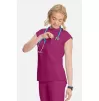 Medicininė moteriška palaidinė CK742A fuksijų rožinės spalvos (fuchsia)
