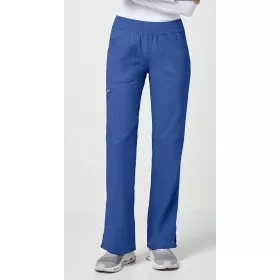 Mid Rise Straight Leg Pull-on Pant WWE110 Royal Blue