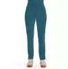 Mid Rise Tapered Leg Pull-on Pant CK065A in Caribbean Blue Mid Rise Tapered Leg Pull-on Pant CK065A in Caribbean Blue