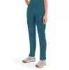 Mid Rise Tapered Leg Pull-on Pant CK065A in Caribbean Blue Mid Rise Tapered Leg Pull-on Pant CK065A in Caribbean Blue