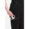 Women's Elastic Waistband Jogger Scrub Pant CK110A Black