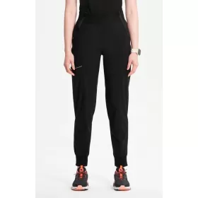 Women's Elastic Waistband Jogger Scrub Pant CK110A Black