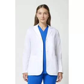 Women's Consultation Lab Coat CK451 White Women's Consultation Lab Coat CK451 White