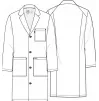 Unisex Lab Coat CK460 in White Unisex Lab Coat CK460 in White