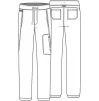 Men's Jogger Scrub Pant WW012 Navy