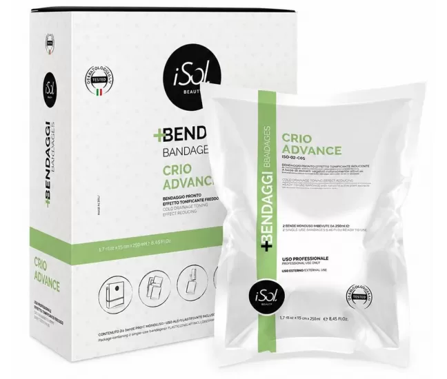 Bandages for body wrapping, CRIO ADVANCE, 2 pcs, ISOL Bandages for body wrapping, CRIO ADVANCE, 2 pcs, ISOL