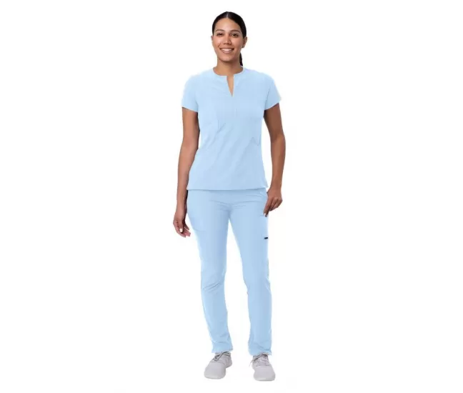 Medicininis moteriškas komplektas A9600 dangaus mėlynas