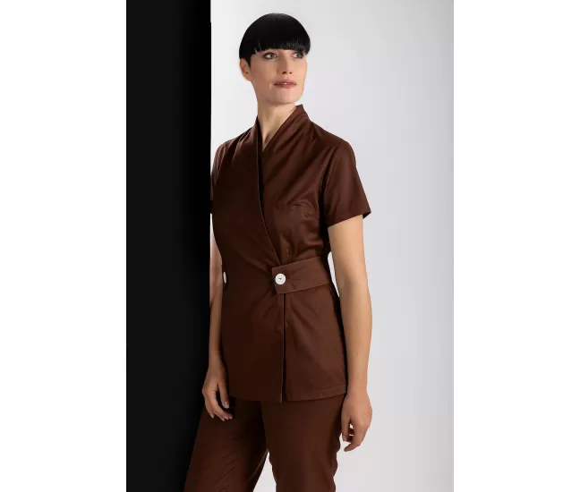 Woman top Panarea chocolate