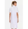 Medicininė suknelė/chalatas su spaudėmis CK512A balta