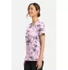 Women's Bumble Bee Bloom Print Scrub Top CK856 Loving Lilies