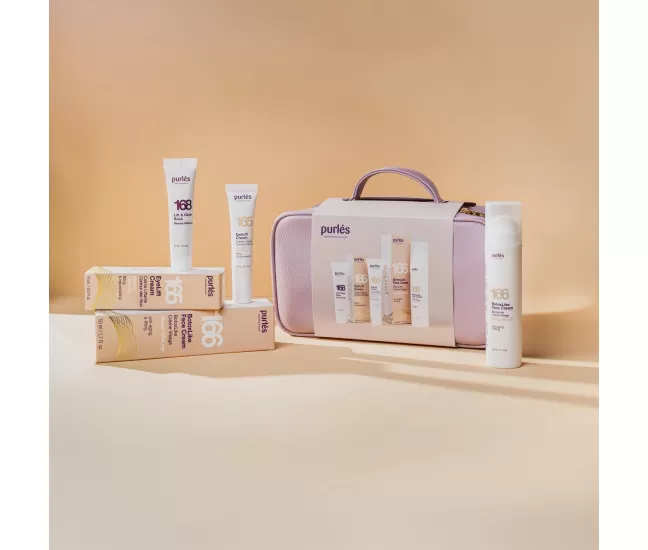 Dovanų rinkinys kosmetinėje, Beauty Liftology, 165 + 166 +mini 168, Purles Dovanų rinkinys kosmetinėje, Beauty Liftology, 165 + 166 +mini 168, Purles