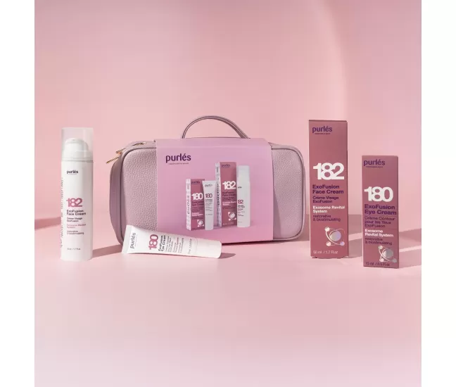 Set in cosmetic bag (180+182) Purles