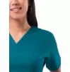 Women's Elevated V-neck Scrub Top P4212 Carribean Blue