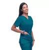 Women's Elevated V-neck Scrub Top P4212 Carribean Blue