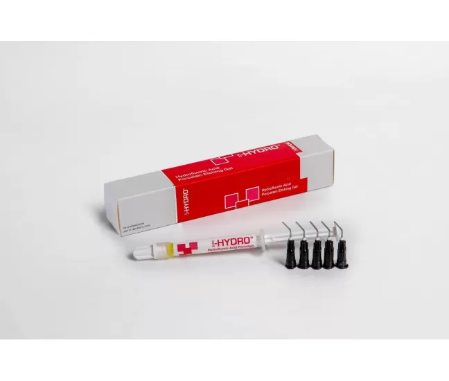 Hydrofluoric Acid Porcelain Etching Gel 9% i-HYDRO, 1,2 ml