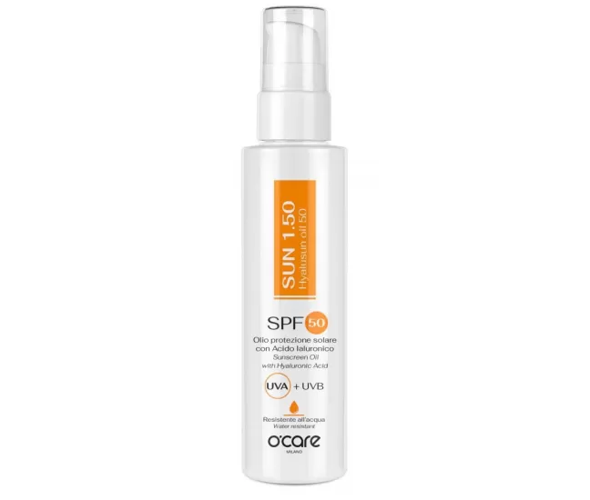 SPF50 SUN 1-50 Hyalusun Oil, 150 ml, OCare SPF50 SUN 1-50 Hyalusun Oil, 150 ml, OCare