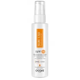 Apsauginis aliejus nuo saulės su hialurono rūgštimi SPF50, SUN 1-50 Hyalusun Oil, 150 ml, OCare