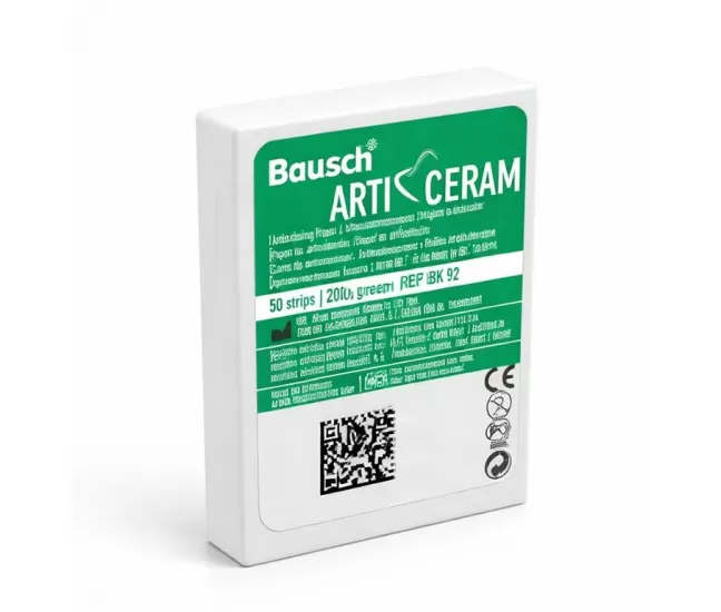 Articulating paper Arti-Ceram 200 µ green strips, 50 pcs.
