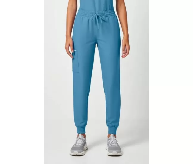 Medicininės moteriškos vidutinio aukščio juosmens jogger stiliaus kelnės CK00034A, melsvos (Heritage Blue) Medicininės moteriškos vidutinio aukščio juosmens jogger stiliaus kelnės CK00034A, melsvos (Heritage Blue)