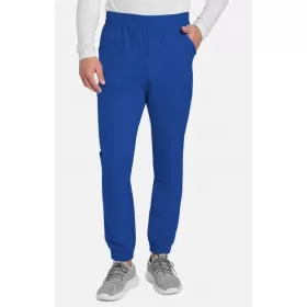 Men's 4-Pocket Cargo Jogger Scrub Pant CK278A Royal