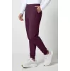 Vyriškos 5 kišenių jogger stiliaus medicininės kelnės IN027A, tamsiai raudonos (vyno) Vyriškos 5 kišenių jogger stiliaus medicininės kelnės IN027A, tamsiai raudonos (vyno)