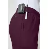 Men's 5-Pocket Interior Drawstring Jogger Scrub Pant IN027A Wine Men's 5-Pocket Interior Drawstring Jogger Scrub Pant IN027A Wine