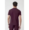 Men's 3-Pocket V-Neck Scrub Top IN651A Wine Men's 3-Pocket V-Neck Scrub Top IN651A Wine