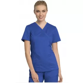 Cherokee WWE775AB women's scrub top, Royal Blue