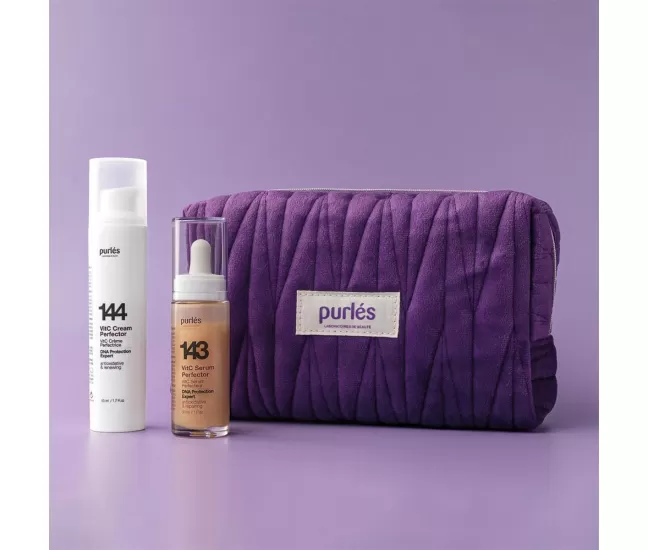 Gift Set in a Cosmetic Bag, DNA Protection Expert, 143 + 144, Purles Gift Set in a Cosmetic Bag, DNA Protection Expert, 143 + 144, Purles