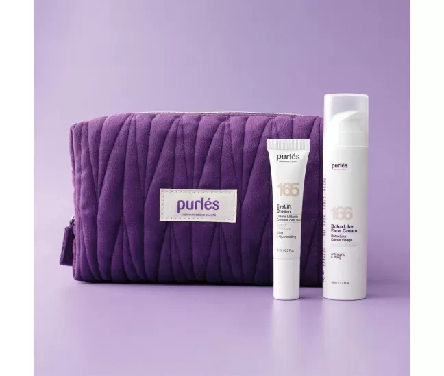 Gift Set in a Cosmetic Bag, Beauty LiftoLogy, 165 + 166, Purles Gift Set in a Cosmetic Bag, Beauty LiftoLogy, 165 + 166, Purles