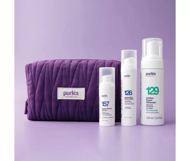 Gift Set in a Cosmetic Bag, HydraOxy Intense, 126 + 129 + 157, Purles Gift Set in a Cosmetic Bag, HydraOxy Intense, 126 + 129 + 157, Purles