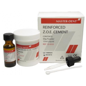 Cinko oksido eugenolinis cementas sustiprintas, 50 g + 15 ml Cinko oksido eugenolinis cementas sustiprintas, 50 g + 15 ml