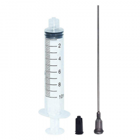 Švirkštas 3 dalių, 10 ml su užsukama (Luer Lock) jungtimi, 21G adata, 100 vnt Švirkštas 3 dalių, 10 ml su užsukama (Luer Lock) jungtimi, 21G adata, 100 vnt