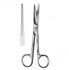 Op scissors straight sh/bl 16.5 cm