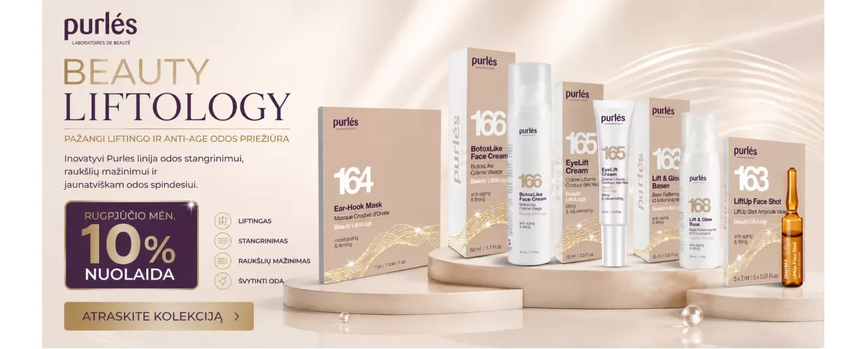 10% nuolaida Beauty Liftology linijai