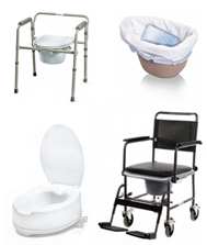 Tualeto kėdės, paaukštinimai bei priedai