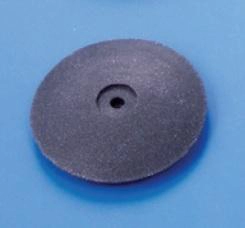 Elastic disc for polishing without shank coarse